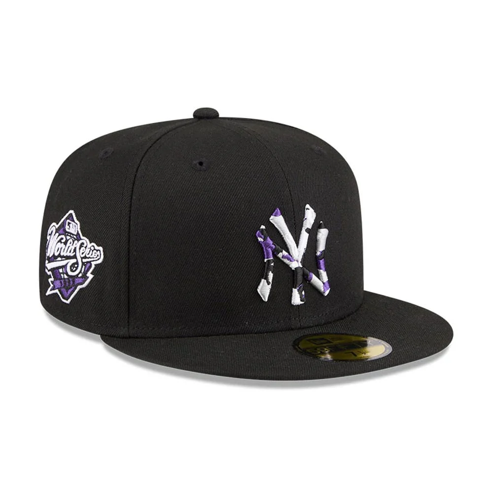 BLACK NEW YORK YANKEES CAPS
